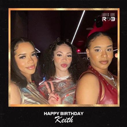 Birthday photo booth photo