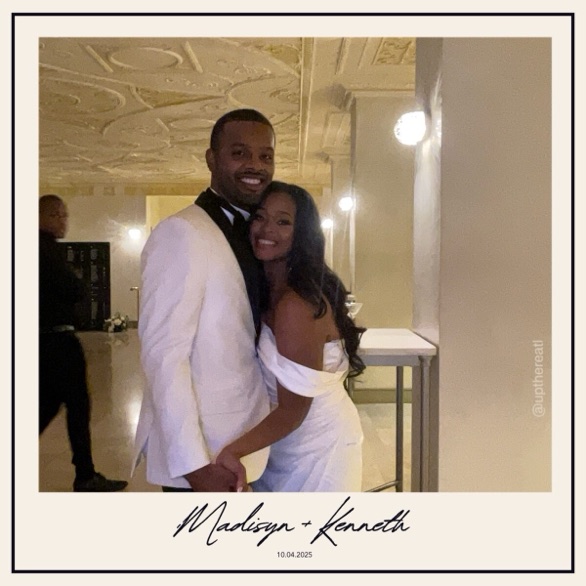Wedding photo booth photo