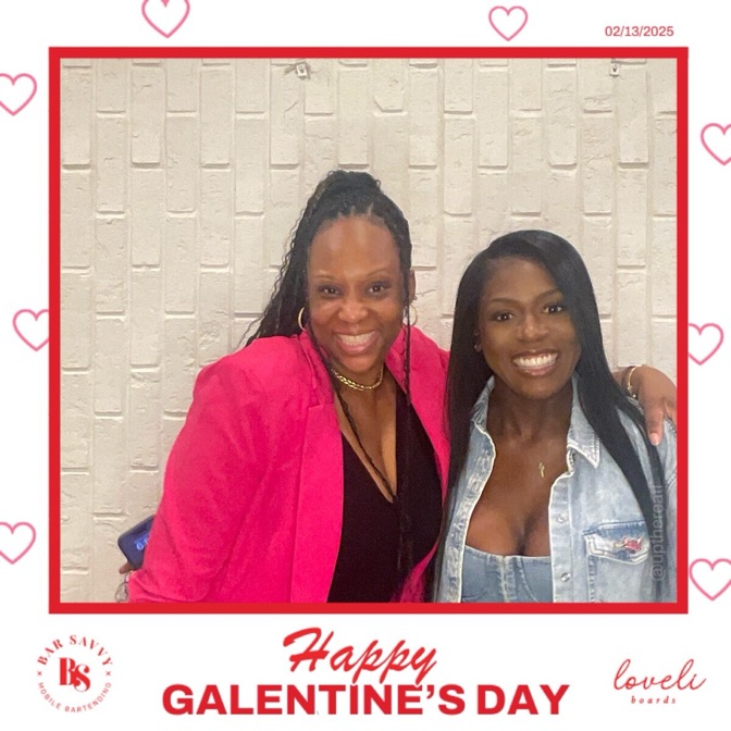Galentine's photo booth